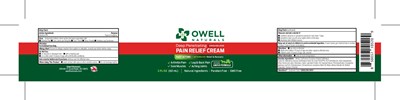 Owell Pain Relief Cream (Owell Painrelief Cream 2oz 7x1 Jpg)